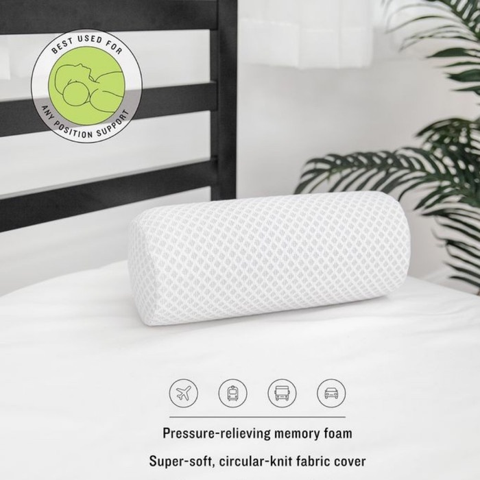 VABLO NECK ROLL PILLOW BANTAL LEHER MEMORY FOAM