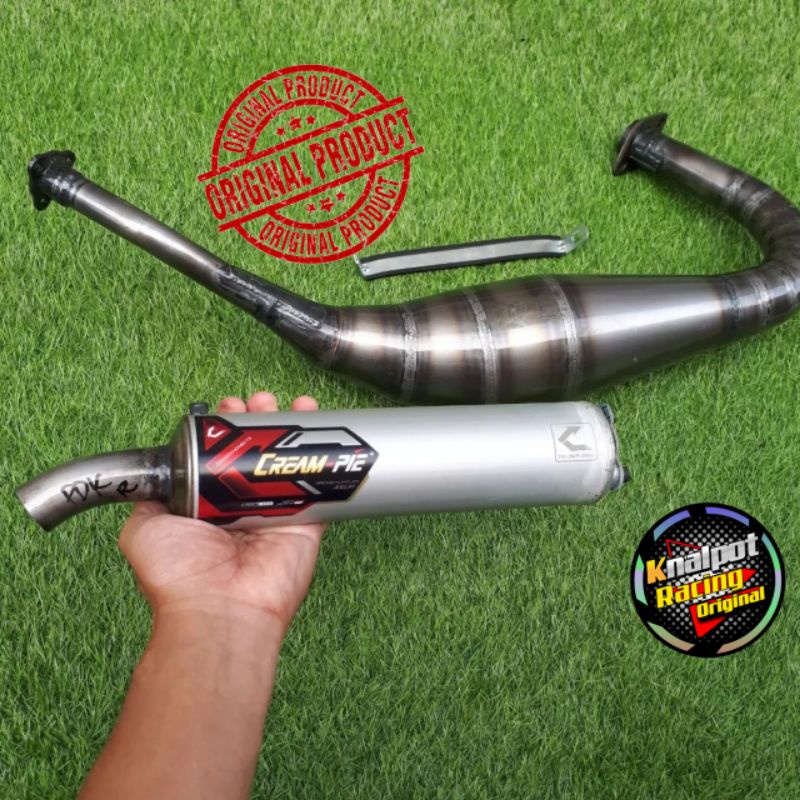 Knalpot Creampie RX King PDK Galvanish Roadrace Original Creampie Yogyakarta