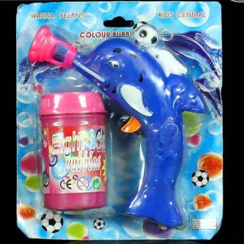 O Mainan Anak Bubble BUSA Air Gun Terompet Gelembung Balon GATLING MACHINE ELECTRIC Mesin MAIN AN Ch