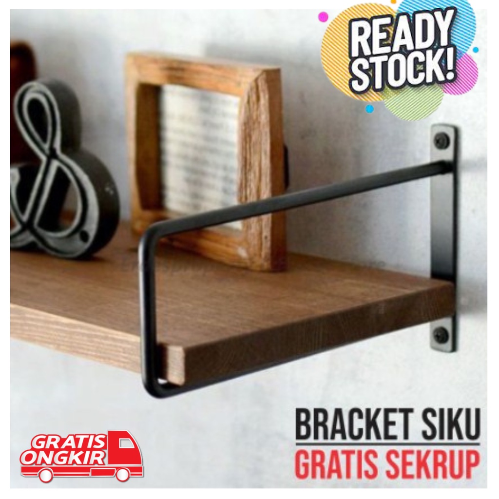 bracket siku stainless / bracket siku dinding / Siku bracket / bracket siku kayu / bracket siku kayu