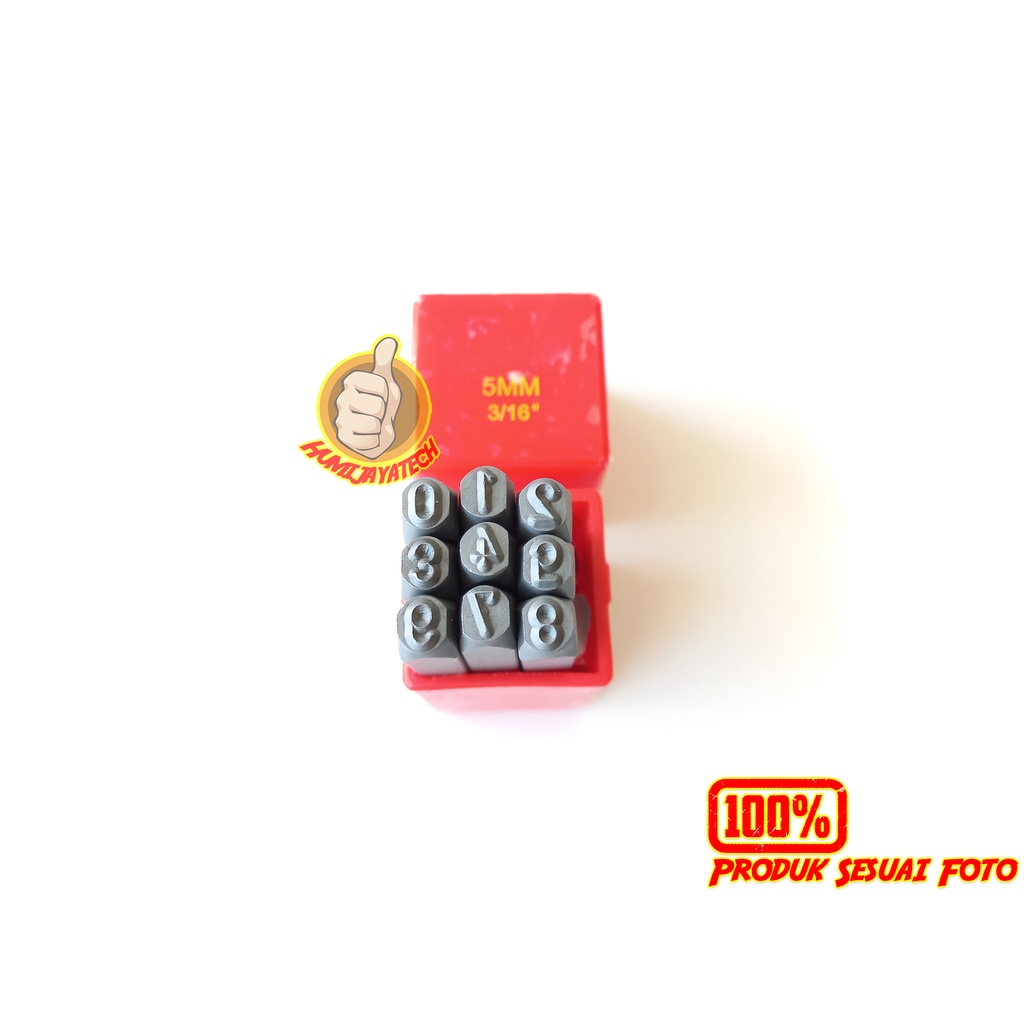 Alat Ketok Angka 5mm Toyoda / Ketok Nomor 5mm
