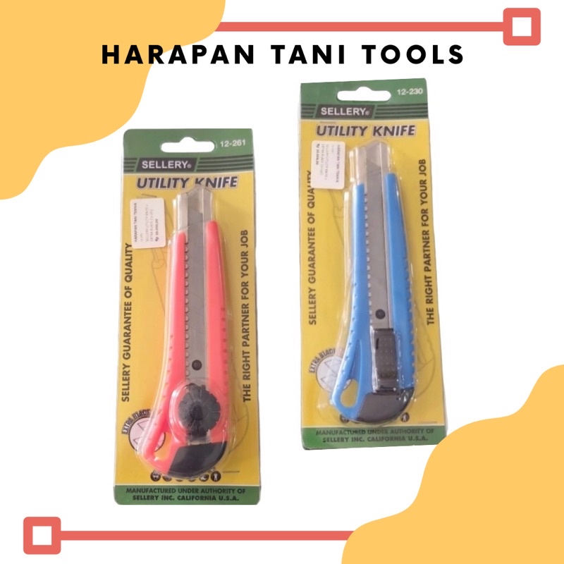 

Sellery Utility Knife | Sellery Cutter Besar | Cutter Bagus