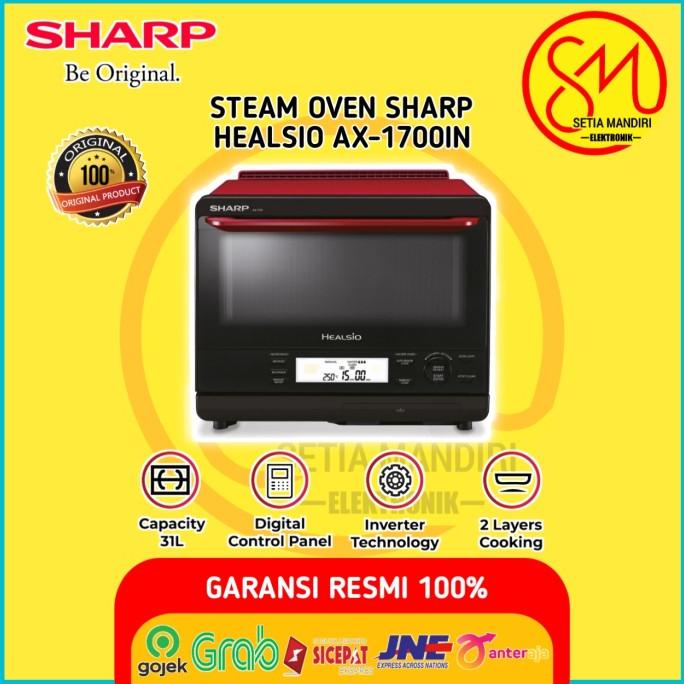 SHARP AX-1700IN Healsio Superheated Steam Oven Healthy AX1700IN(R)