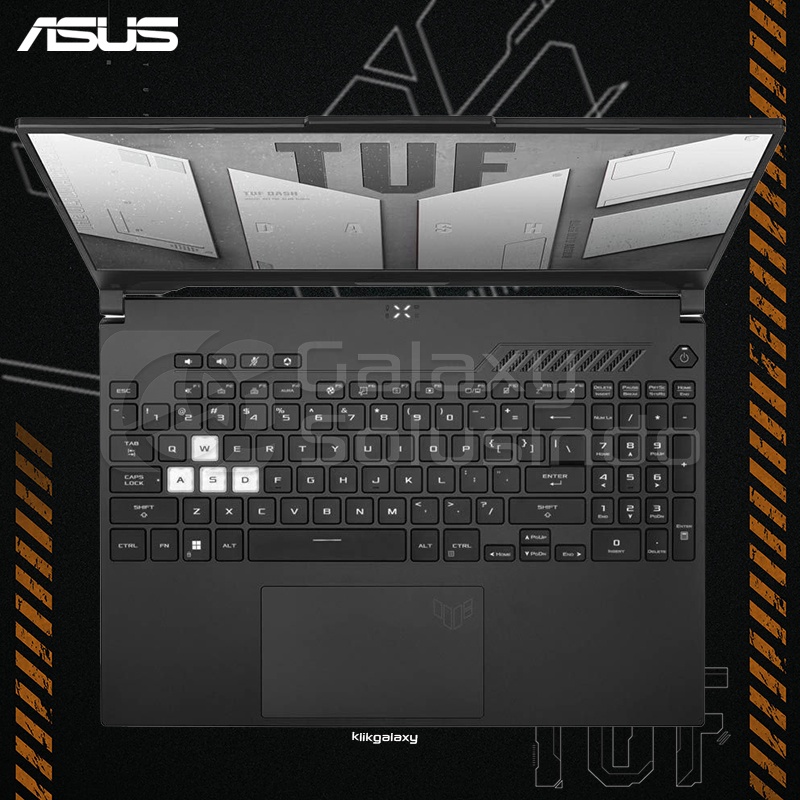 ASUS TUF DASH F15 GAMING FX517ZM-I736B7T-O Intel Core i7-12650H, 1TB SSD, 2x8GB RAM, RTX3060 6GB, WIN11, 15.6&quot;FHD 144Hz IPS FHDIntel Core i7-12650H, 1TB SSD, 2x8GB RAM, RTX3060 6GB, WIN11, 15.6&quot;FHD 144Hz IPS FHD - Off Black Gaming Notebook