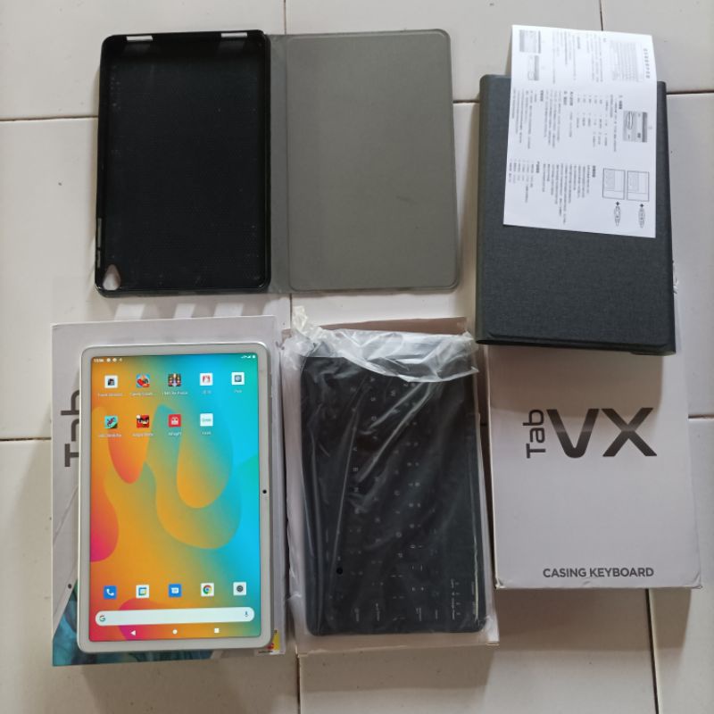 Tablet advan vx 8/128 + kyboard tab advan vx bekas mulus hp second