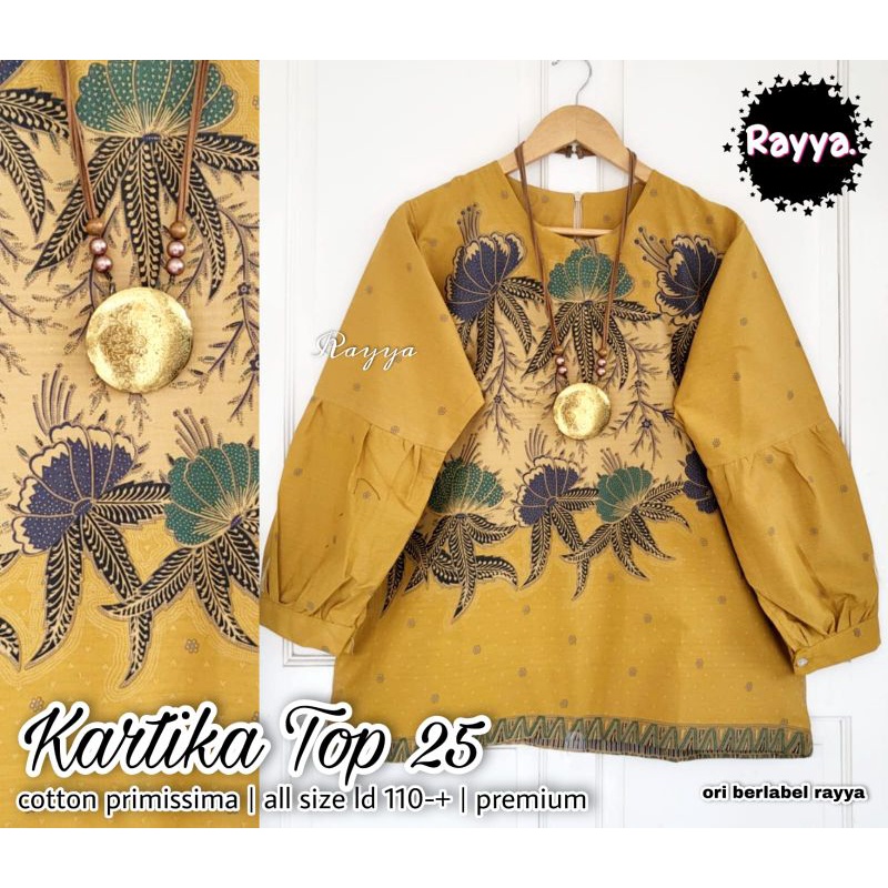 blus kartika top balon batik solo blus batik blus wanita