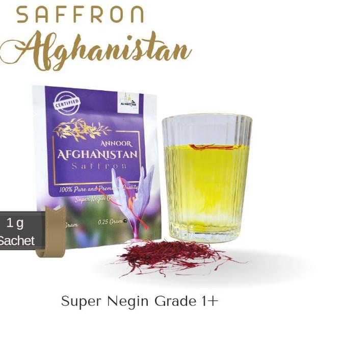 

11.11✔️1 gram Saffron Super Negin Grade 1+ Afghanistan Safron Zaffran|RA8