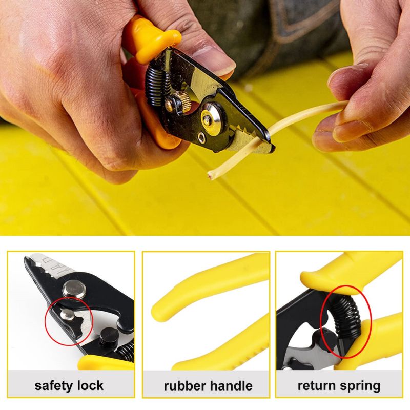 Fiber Optic Stripper 3 Hole Tools Fiber Optik Stripper 3 Hole Pengupas Kabel Fiber Optik