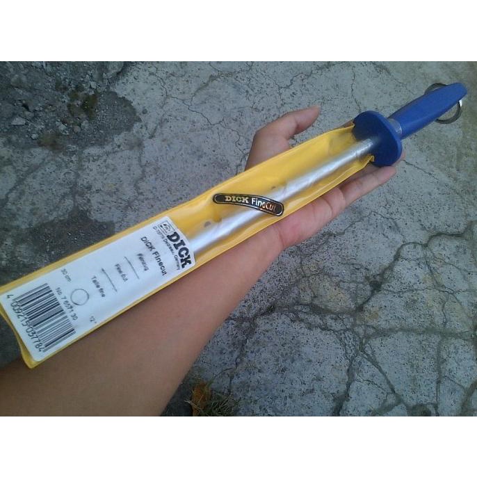 sharpening steel pengasah pisau f. dick germany fine cut 7.6571.30