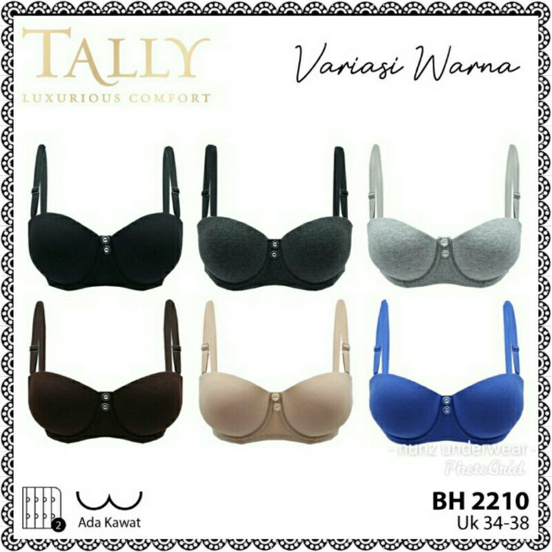 ATB Bra Tally Busa Tipis Berkawat (Tally 2936, 8115, 8116, 1136, 2210, 224) Termurah