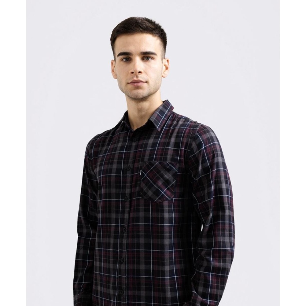 KEMEJA PRIA FLANEL 3SECOND ORIGINAL