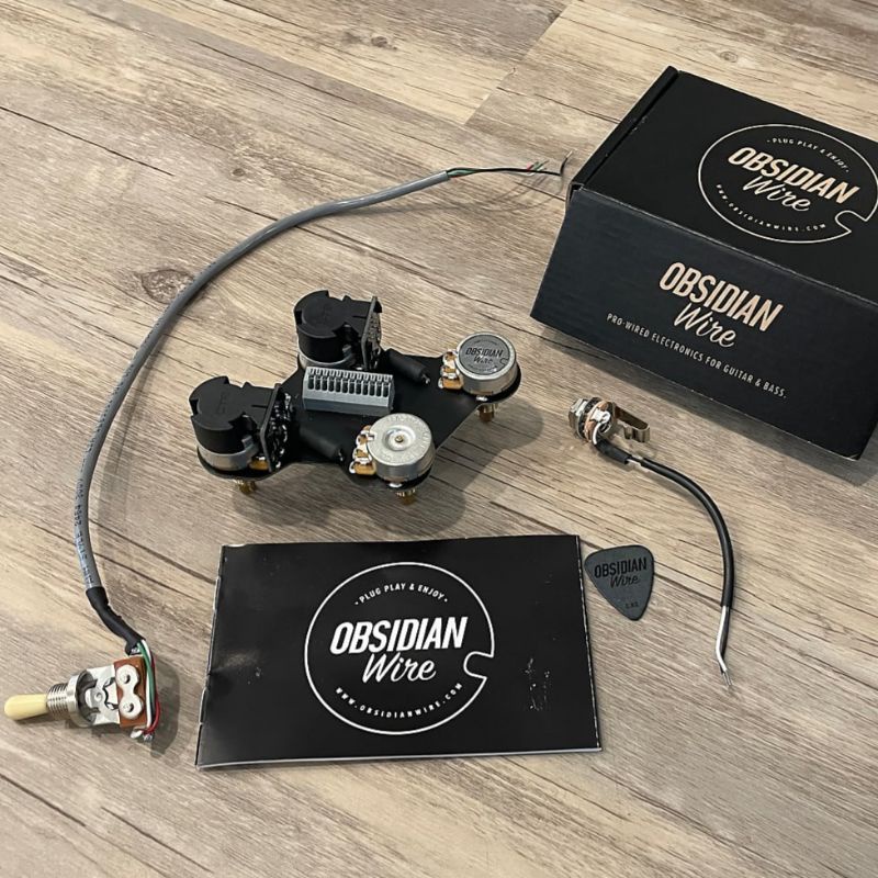 wiring gitar set potensio kapasitor obsidian les paul 50s Split coil original