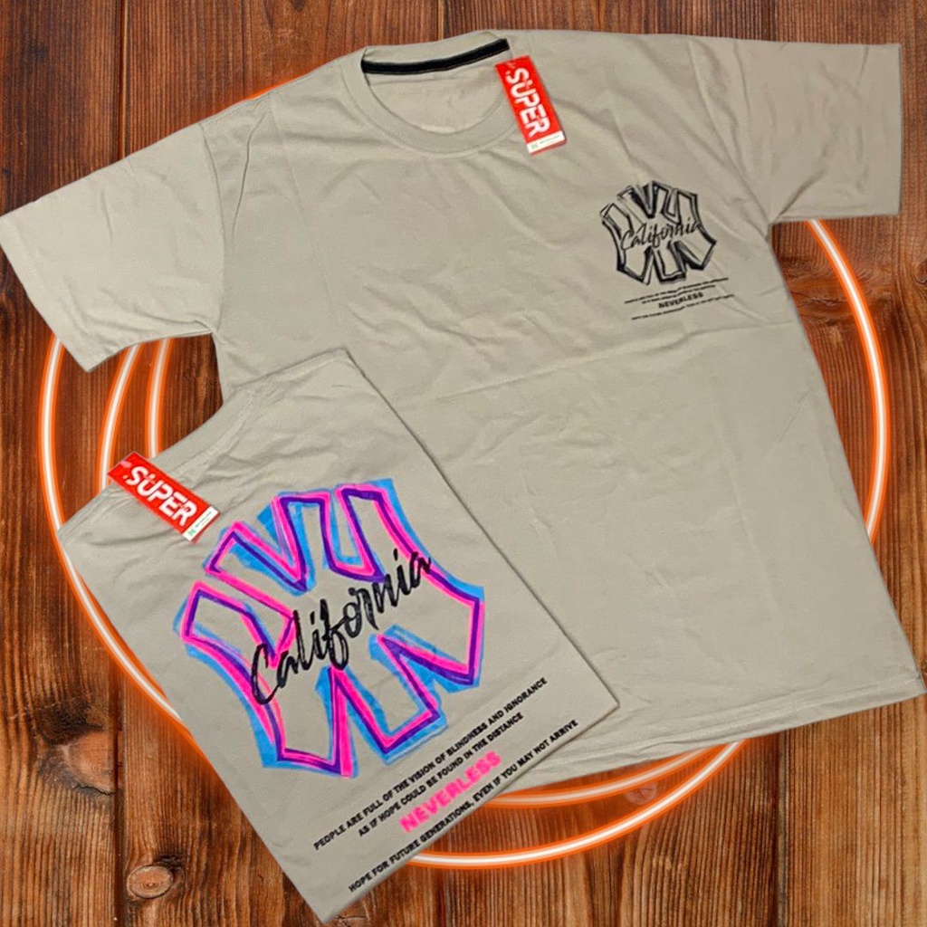 Kaos murah Kaos distro murah baju  distro pria t-shirt murah combed30s NVRL  LOGO new york