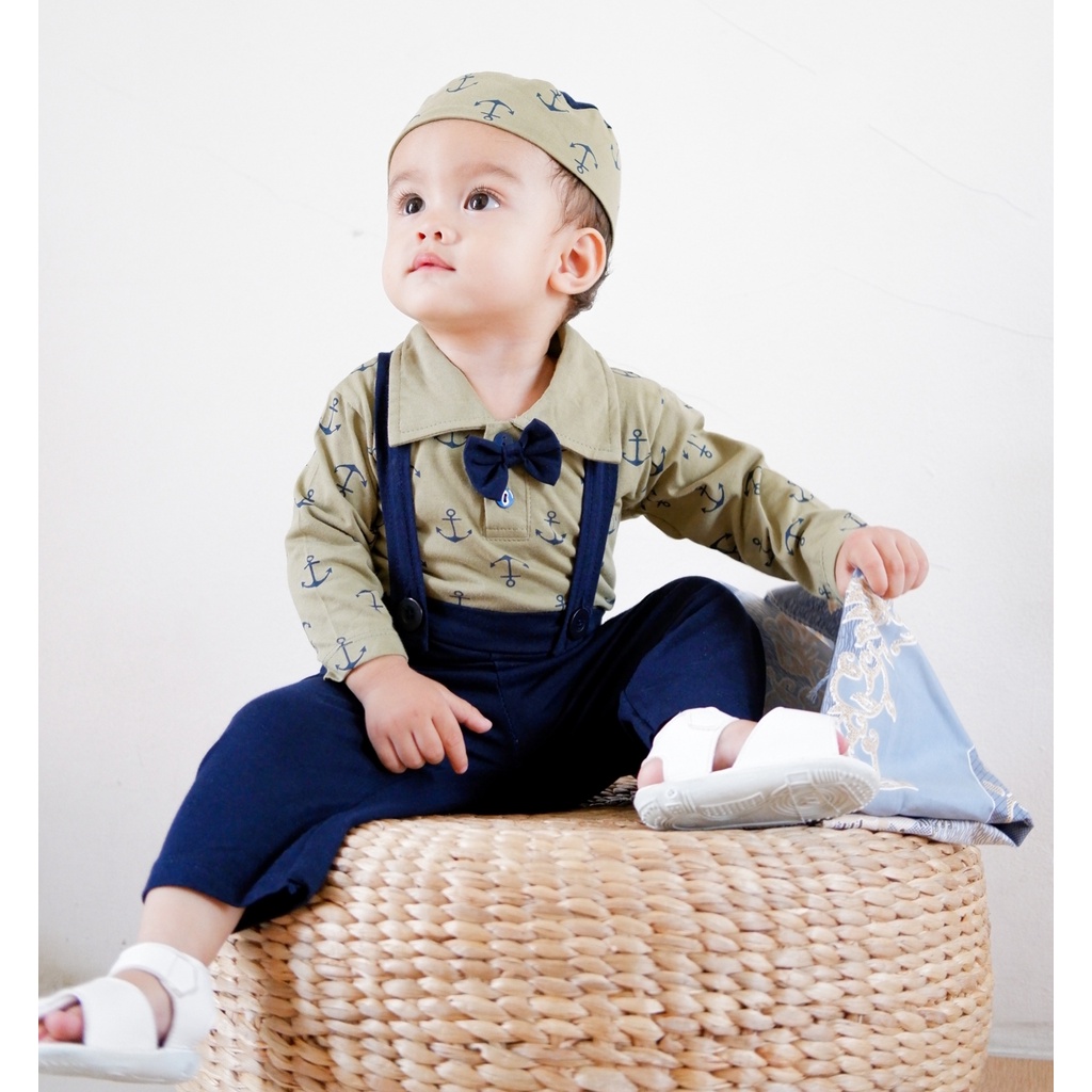 bersertifikasi SNI Koko Bordir Black Panther / BEARD Jumper Aqiqah Lucu Fashion Anak Bayi Cowok Laki Murah Terlaris