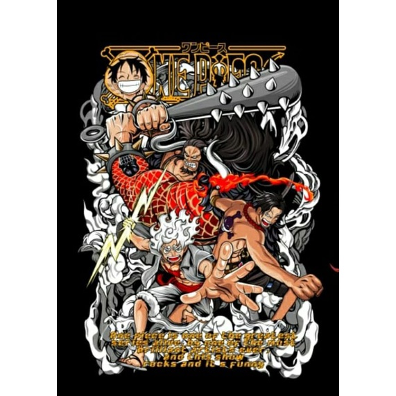 stiker hologram anime one piece berkualitas