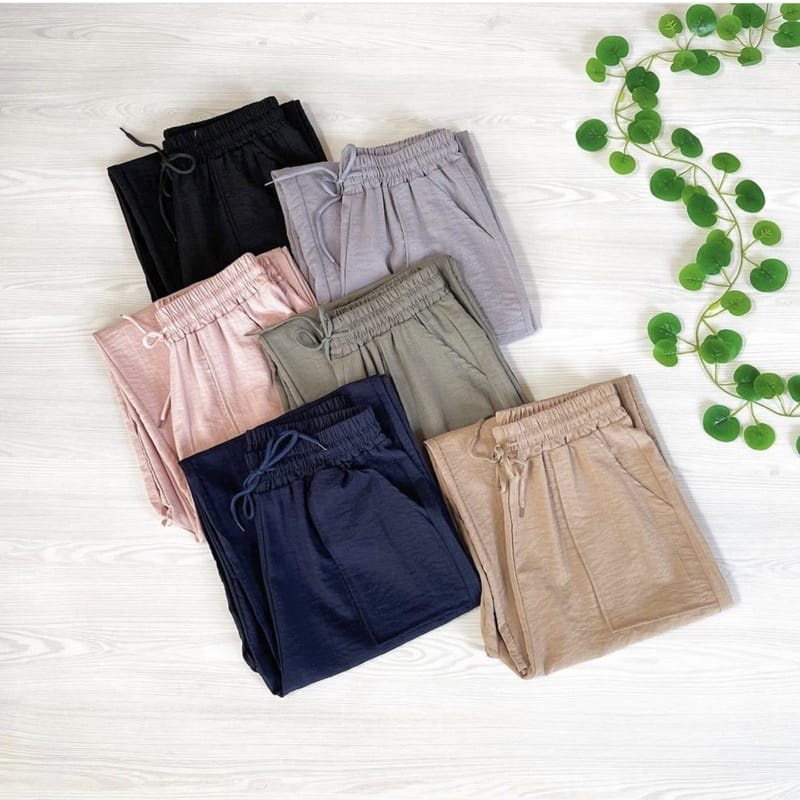 BEFAST - ZSO KULOT PANTS WULAN / Kulot lency Basic / Celana Panjang Kantor / Fashion Kekinian Remaja ABG Trendy / Celana Kulot Polos Formal / Pakaian Santai Casual Wanita / Outfit Wanita Kerja