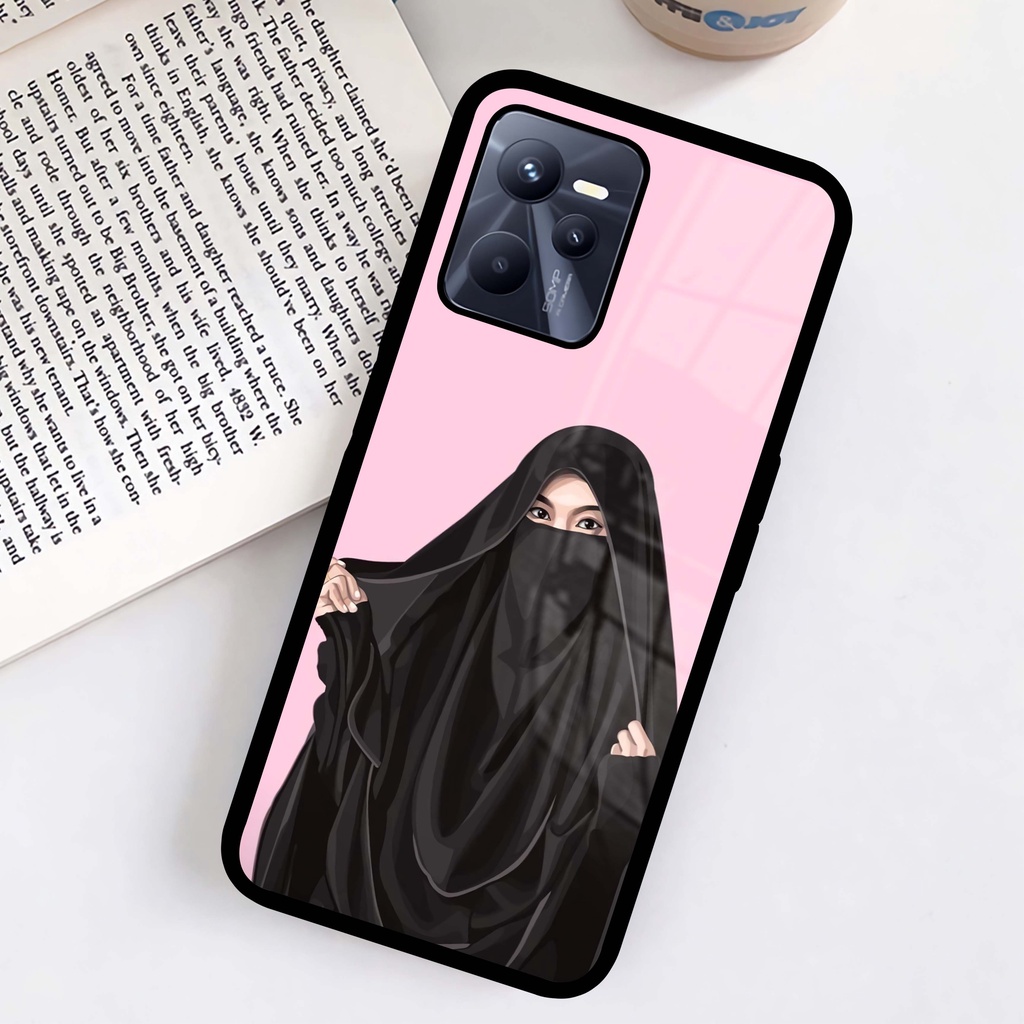 (SV41) Case Kilau Realme C35 | C35 | Casing Hp Realme | Pelindung Smartphone | Motif Hijab