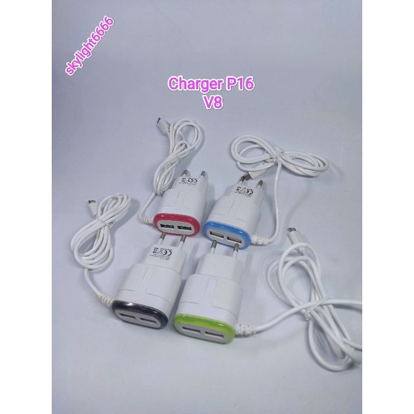 T/C Charger P-16 2USB Returan