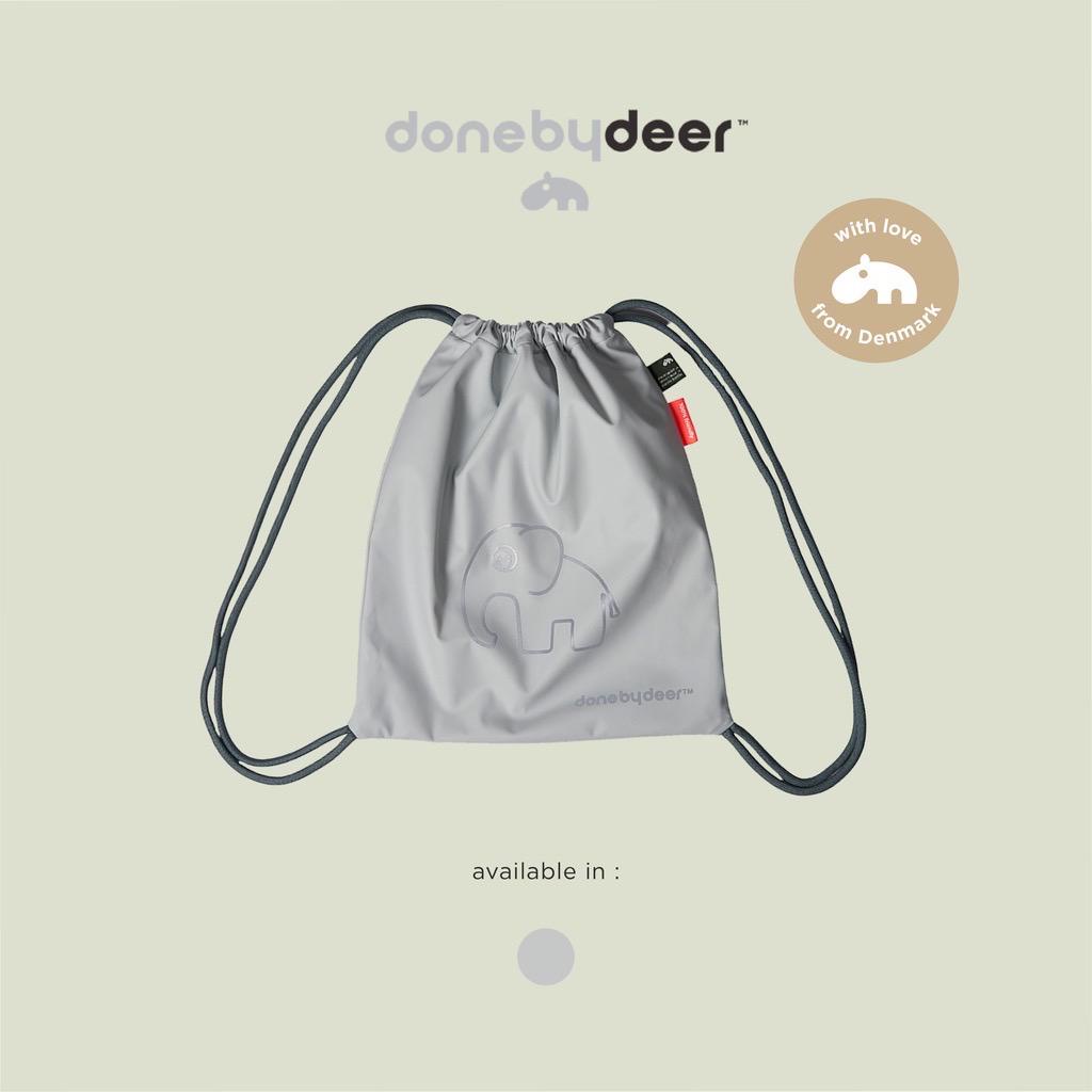 Done by Deer Gymbag Elphee Grey - Tas Ransel