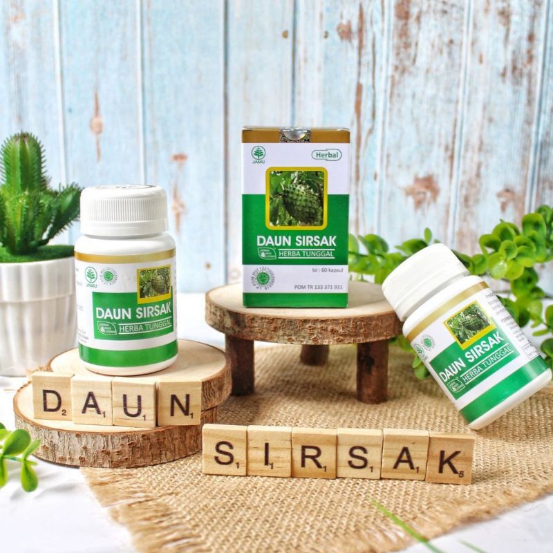 Kapsul Hiu Daun Sirsak 60 kpsl - Herbal Daun Sirsak