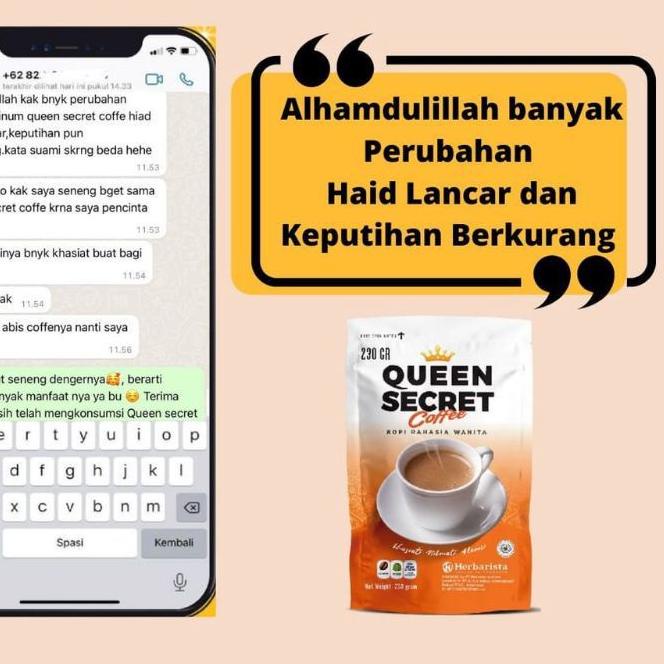 

DFY【 ( ) QUEEN SECRET COFFEE amiralab kopi herbal melancarkan haid FRESHH
