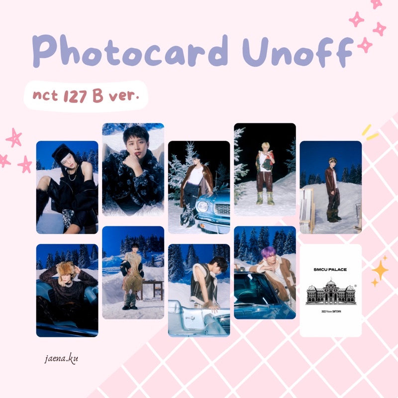 [SMTOWN] PHOTOCARD UNOFF WINTER SMTOWN 2022 NCT DREAM NCT 127 WAYV