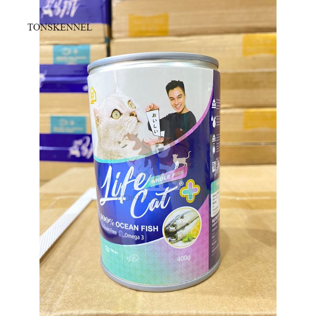 LIFECAT PLUS - Makanan Kaleng Basah Kucing Life Cat Plus Cat Food 400gr