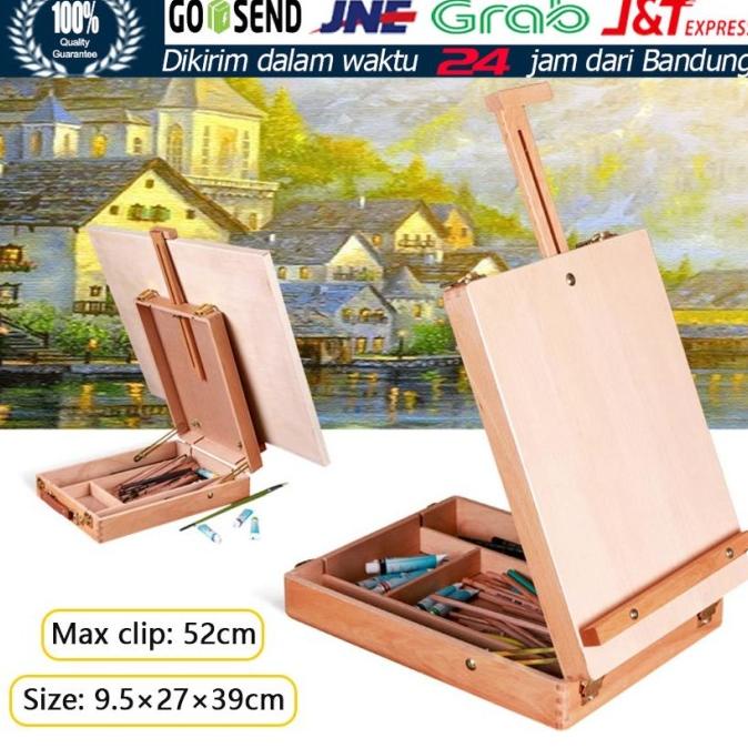 

Artist Easel Meja Laci Kayu/Foldable Table Easel Art/Easel Stand Lukis