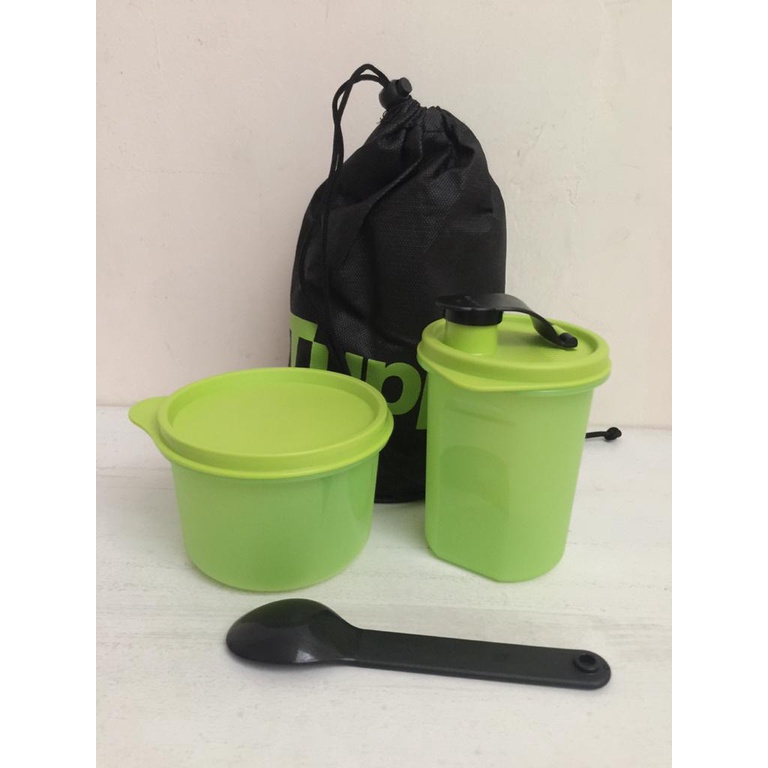 Turun Harga Sale Tupperware Lunch on the Go / Festive Set / Simple Lunch Set