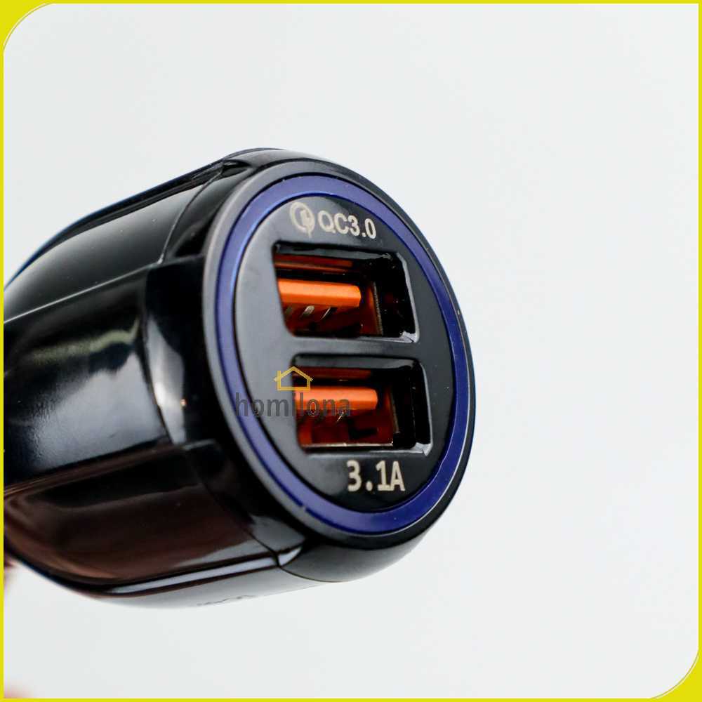 Taffware Car Charger Dual USB Port 3.1A QC3.0 - DC-681