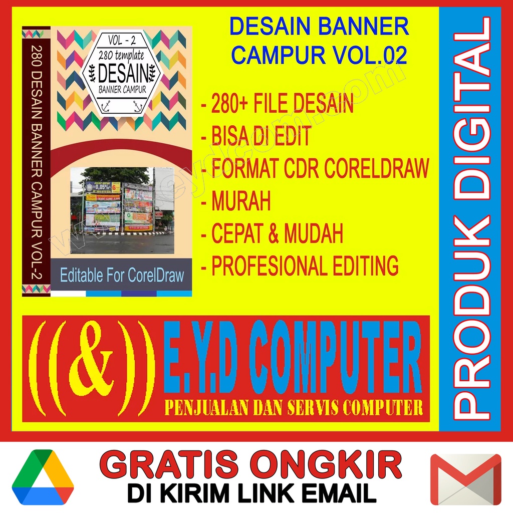 DESAIN BANNER SPANDUK CAMPUR VOL-2 ROOL UP X BANNER KOLEKSI TEMPLATE DESIGN GRAFIS BANER USAHA PERCE