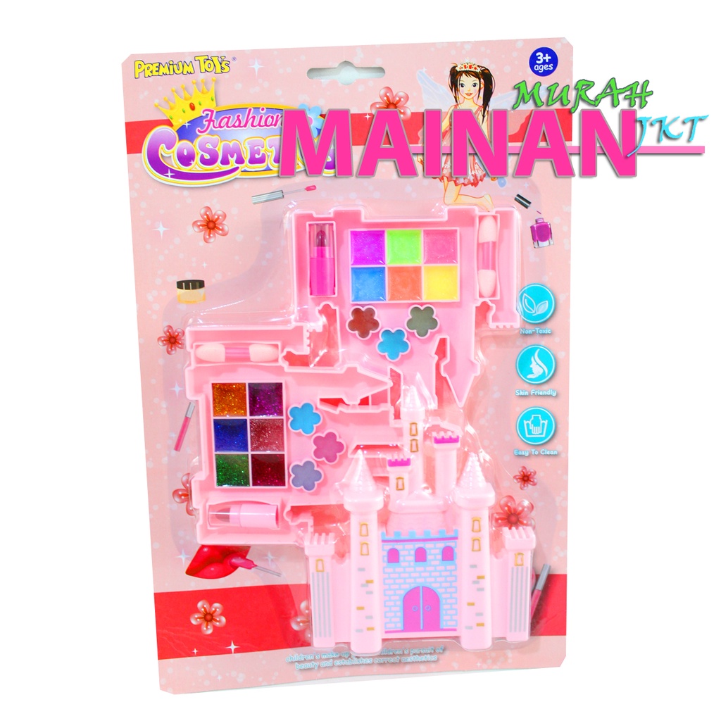 MAINANKEI MAINAN ANAK MURAH COSMETICS MAKEUP ISTANA PR17726B MAINAN MAKEUP ANAK BISA DI PAKAI DANDAN CANTIK ANAK PEREMPUAN