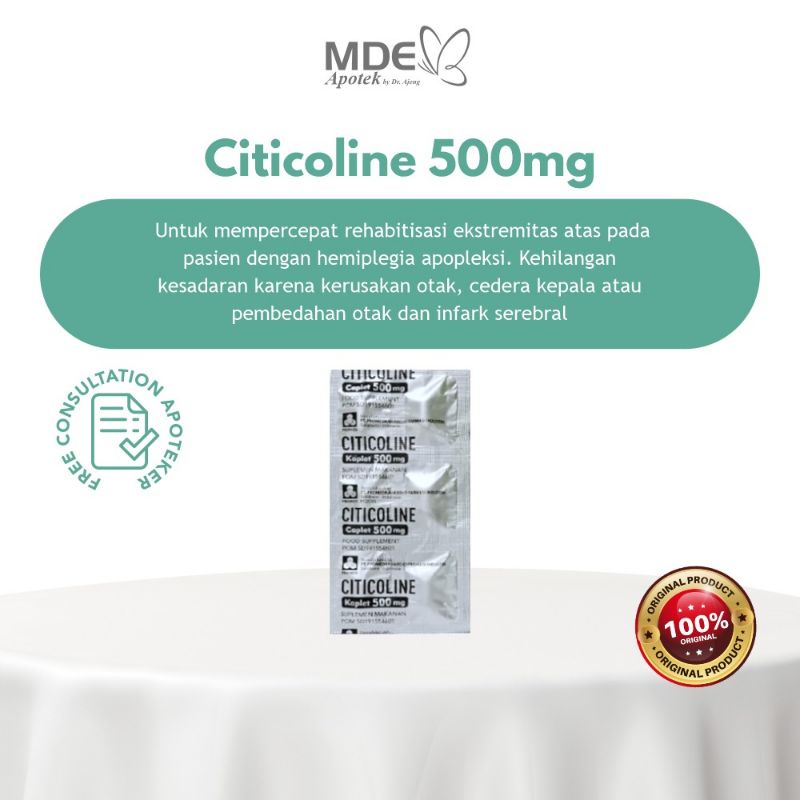 Citicoline 500 mg/tab