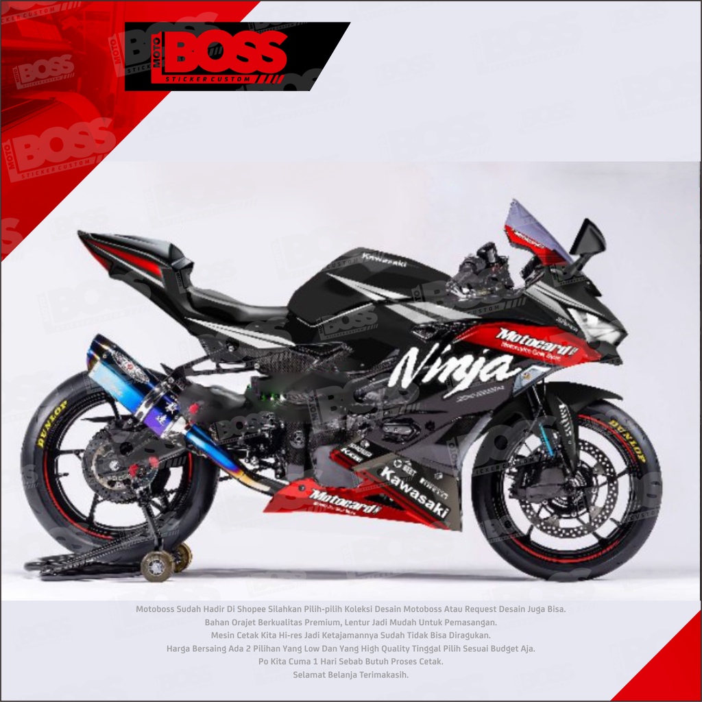 Sticker Decal FULL BODY NINJA ZX25 R  Stiker Decal ZX25R Kode Kosong lima