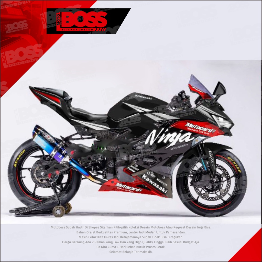 Jual Sticker Decal Full Body Ninja Zx R Stiker Decal Zx R Kode Kosong Lima Shopee Indonesia