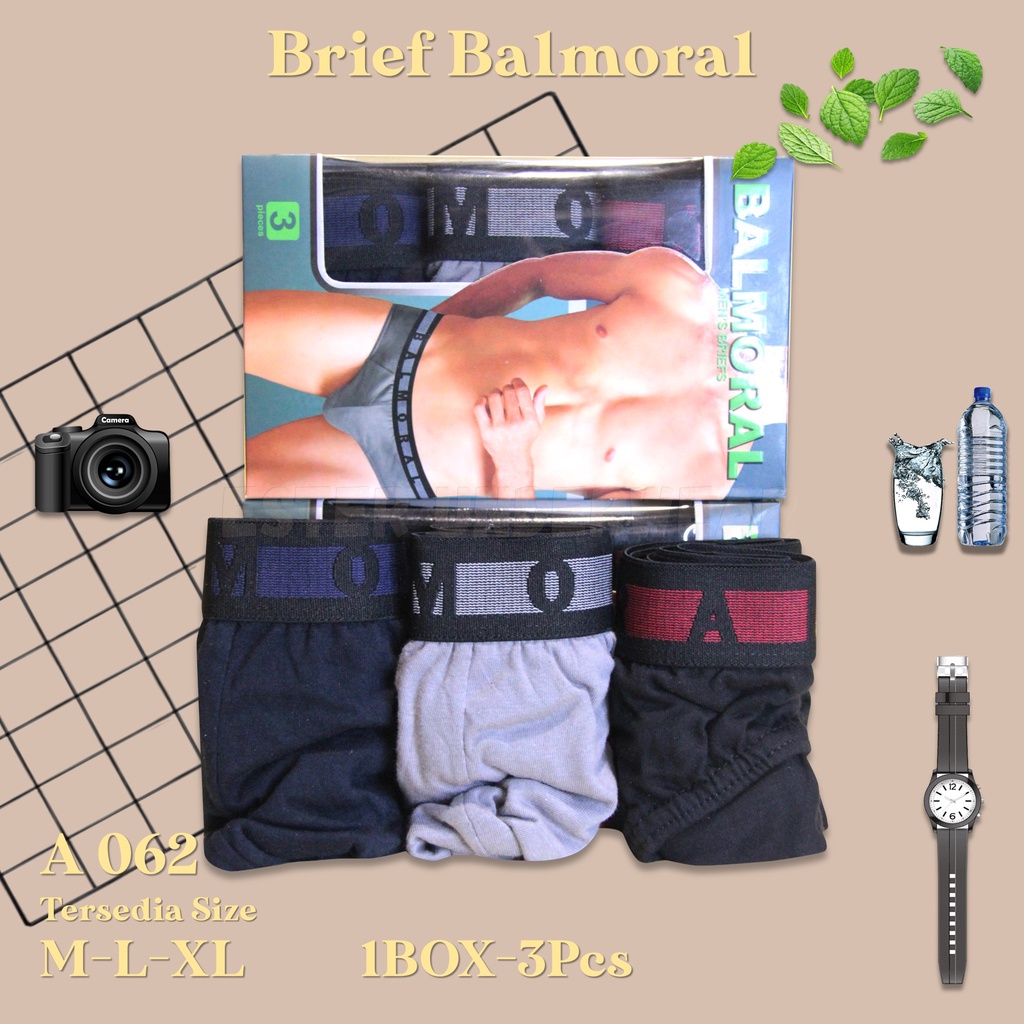 Celana Dalam Pria Balmoral A 062 ISI 3 Pcs