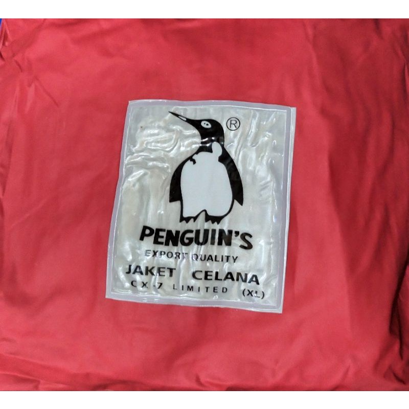 (CX-7 Limited ( XL ) Penguin's Export Quality) JAS HUJAN JAKET CELANA