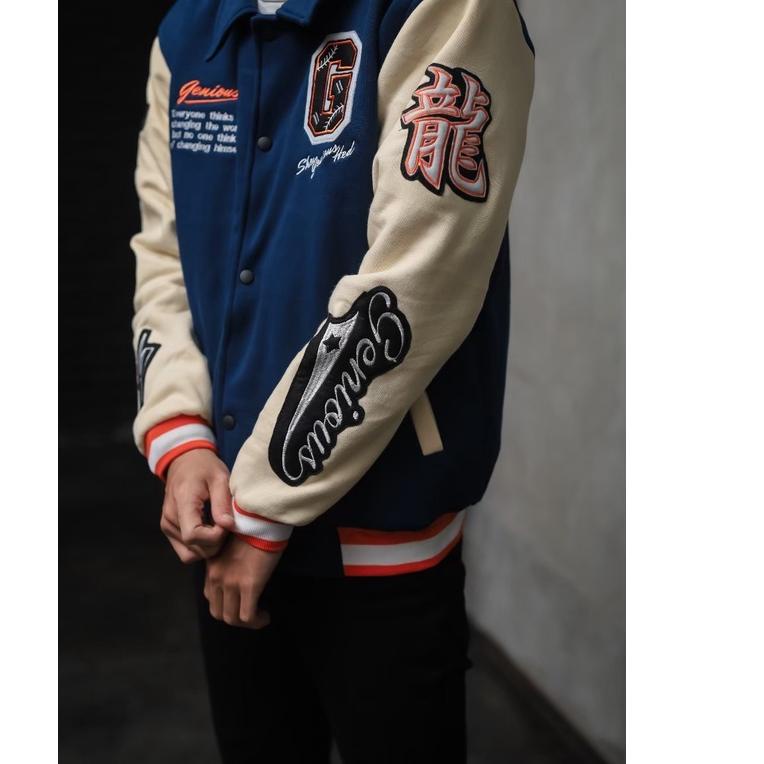 Terpercaya Varsity Jacket - Jaket Baseball Varsity Original Salvio Hexia - Jaket Varsity Cowok Cewek