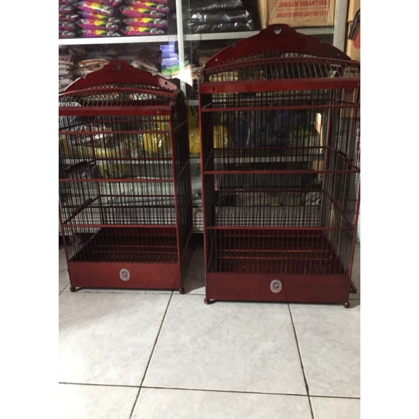 kayu Jual - burung kandang sangkar Kandang kandang kotak kotak no.2- Berkualitas ebod-