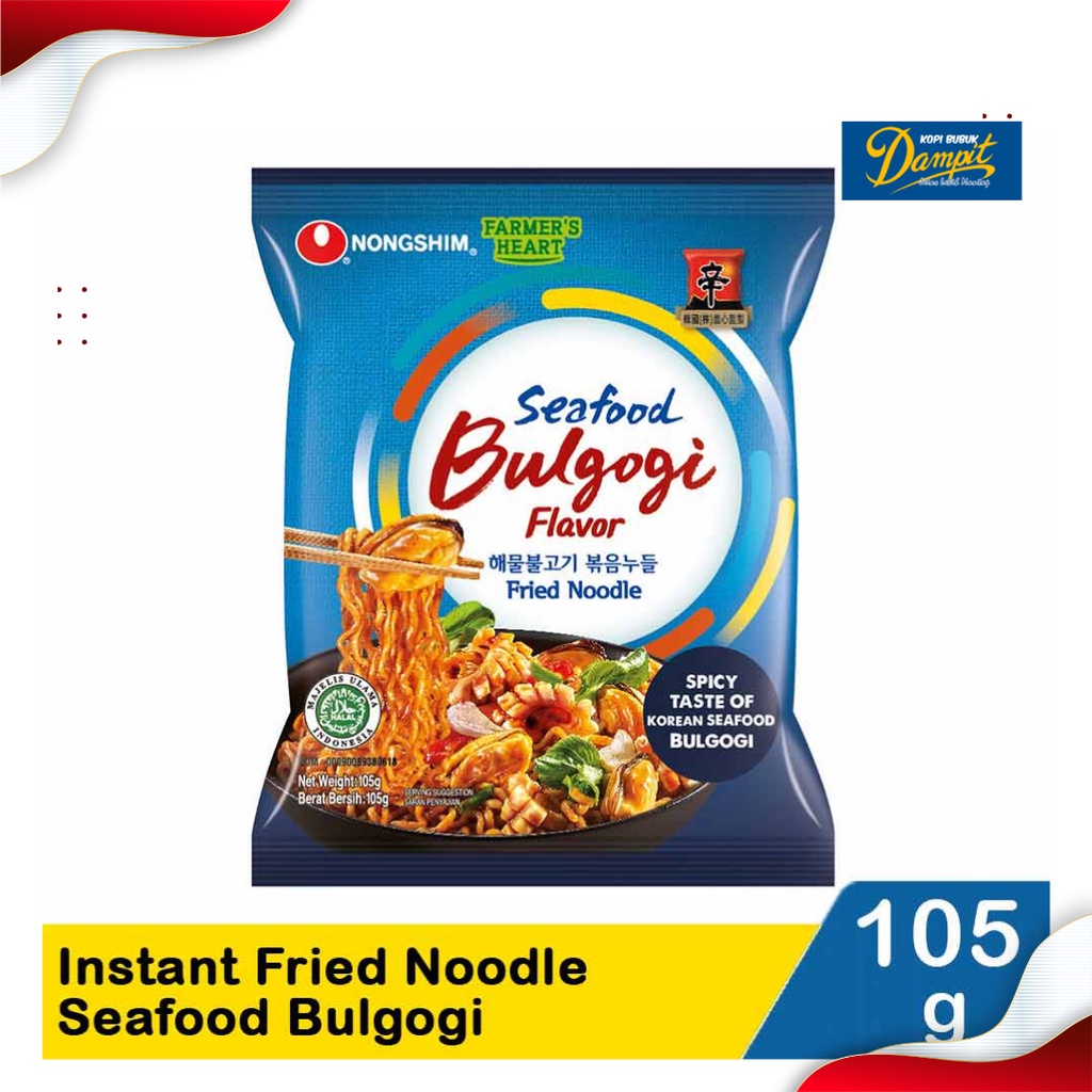 

NONGSHIM SEAFOOD BULGOGI 105gr / NONGSHIM MIE GORENG SEAFOOD BULGOGI