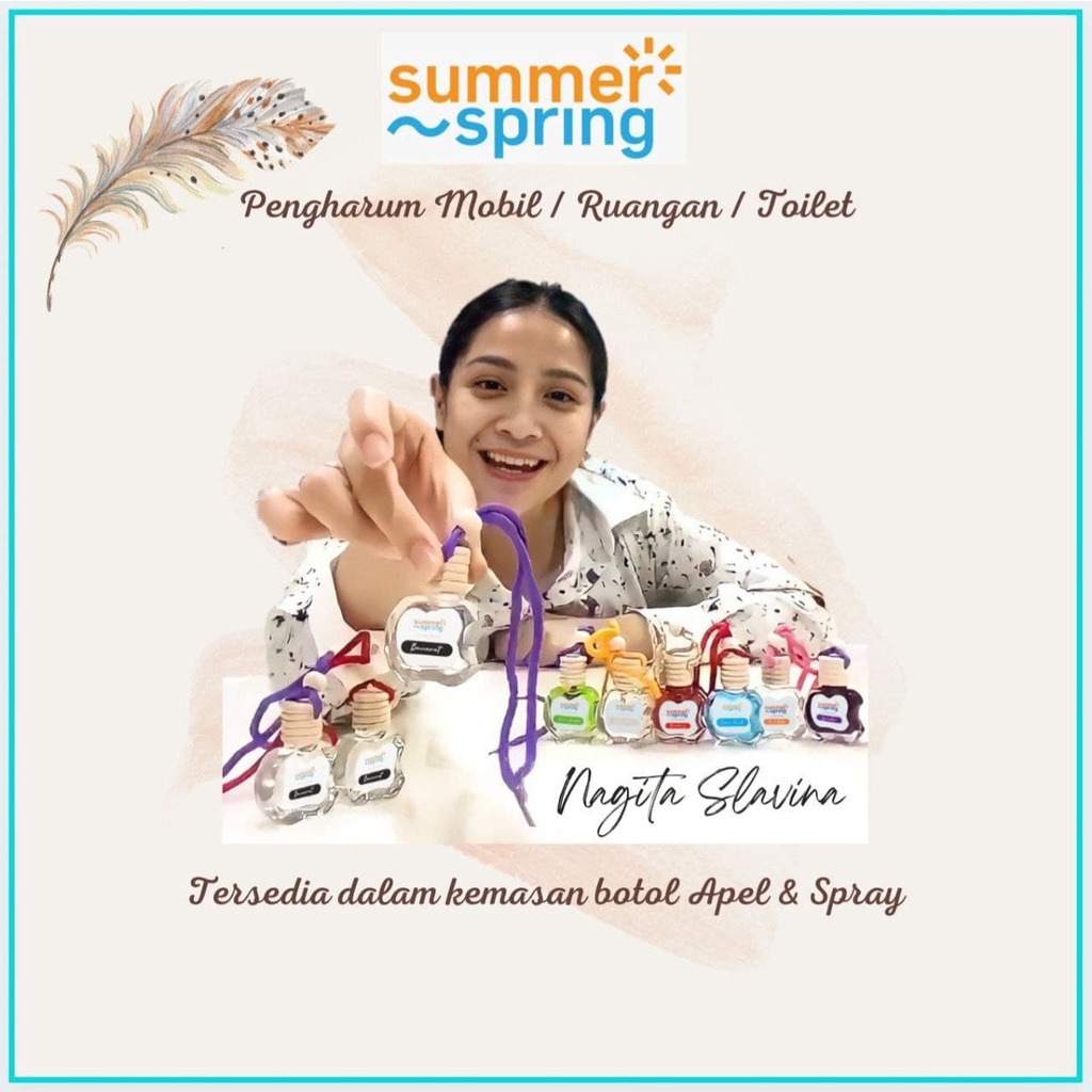 Pengharum Ruangan Botol Apel Summer Spring Parfum Mobil Kamar Aromaterapi Segar Aroma Baccarat