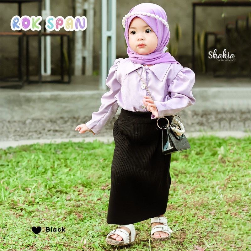 Rok Span Anak bahan Rajut / Rok panjang bayi anak lucu