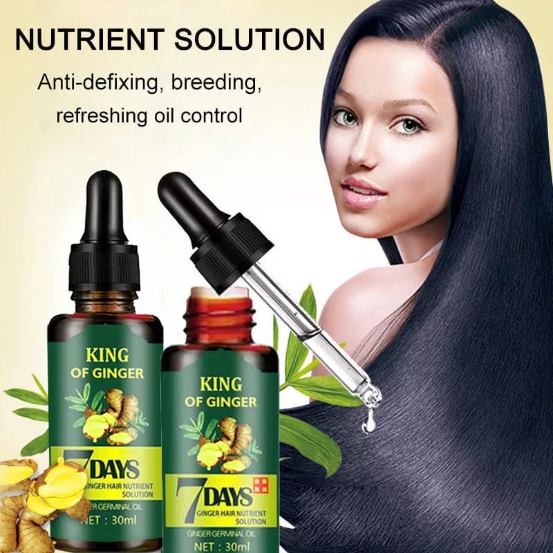 Serum Penumbuh Rambut / Anti Rontok Botak Ginger Germinal Oil-Ampuh Menumbuhkan Rambut &amp; Mencegah Kerontokkan-30ml