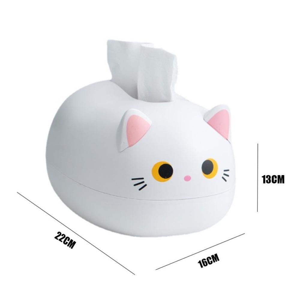 Top Cat Tissue Box Desktop Kotak Tusuk Gigi Gaya Nordic Wadah Kertas Wc