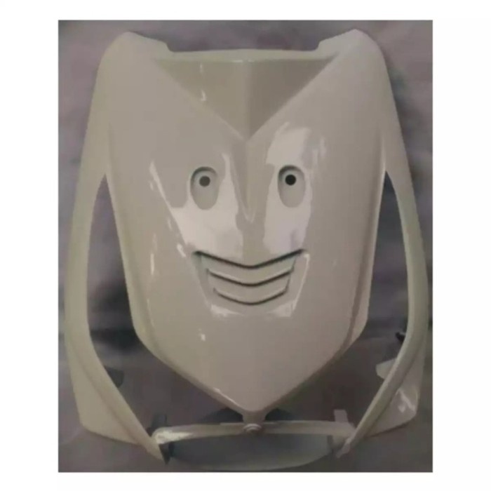 tameng depan tameng lampu Honda Beat karbu warna putih