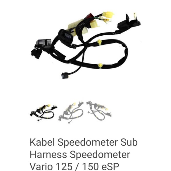 Kabel body bagian speedometer KM Vario 125 Vario 150 LED 32101 K59 A10 Original Honda Genuien Parts 