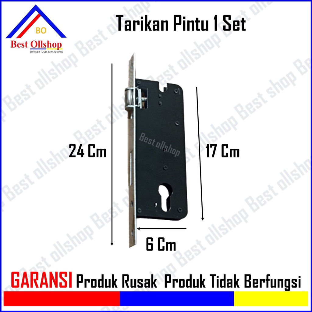 Handle Pintu Rumah 35 Cm Murah Minimalis Tarikan Pintu Pull Gagang Pintu Awet / Tarikan Pegangan Gagang Pintu Rumah Sisik Putih 1 Set Body Pelor