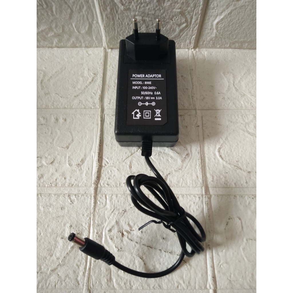 POWER ADAPTOR 18V 3A MODEL 898E