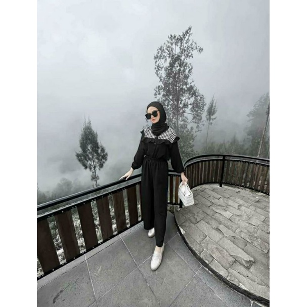 NAOMI SET VERSI BLACK BY PINKHIJAB_BOUTIQUE