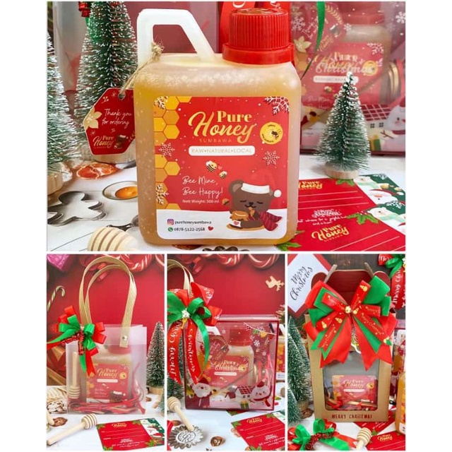 

HampersNatal/ChristmasHampers Madu Asli Murni ( Madu Hutan Liar ) - 100% Raw Honey ( 500ml ) - Madu Hutan Sumbawa